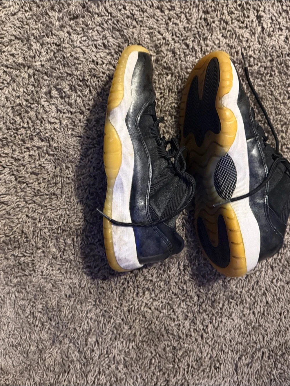 Jordan Kids Black and White Dress Shoes